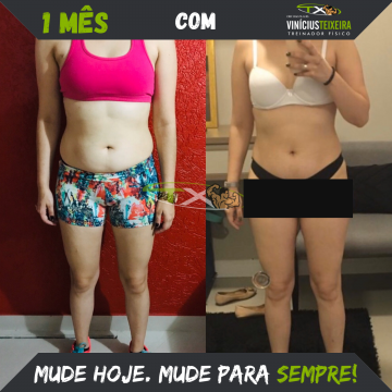Atleta que buscava recomposição corporal e eliminou mais de 4kg de gordura com acompanhamento online + metodologia cardio e HIIT + sugestão de cálculo de macros.
