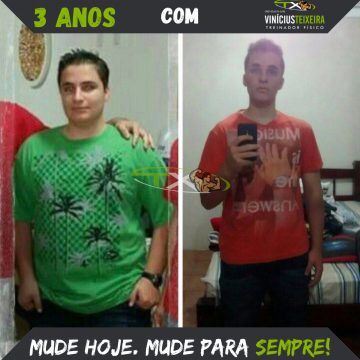 Atleta Vinícius eliminou mais de 20kg com acompanhamento presencial + metodologia de treino Modo Viking.